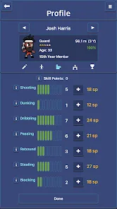 Hoop League Tactics preview 8